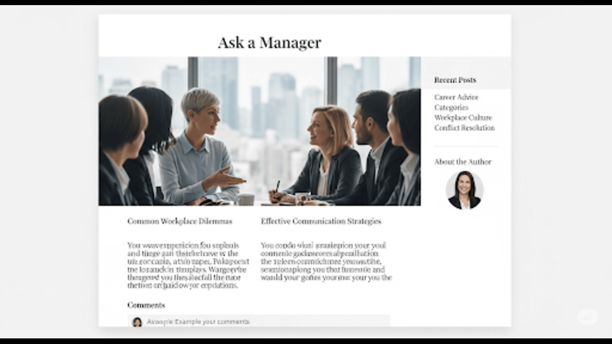 Ask a Manager Blog
